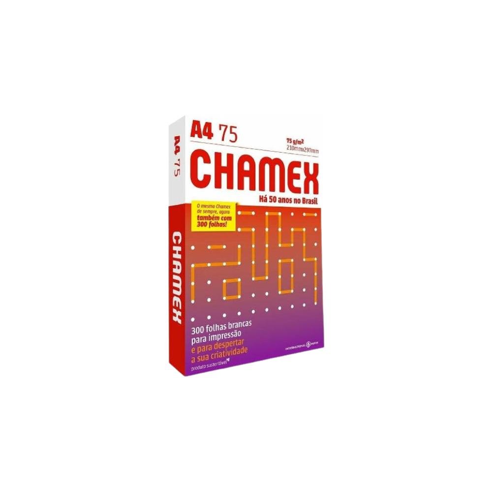 Papel A4 Branco 300 Folhas 75g Chamex