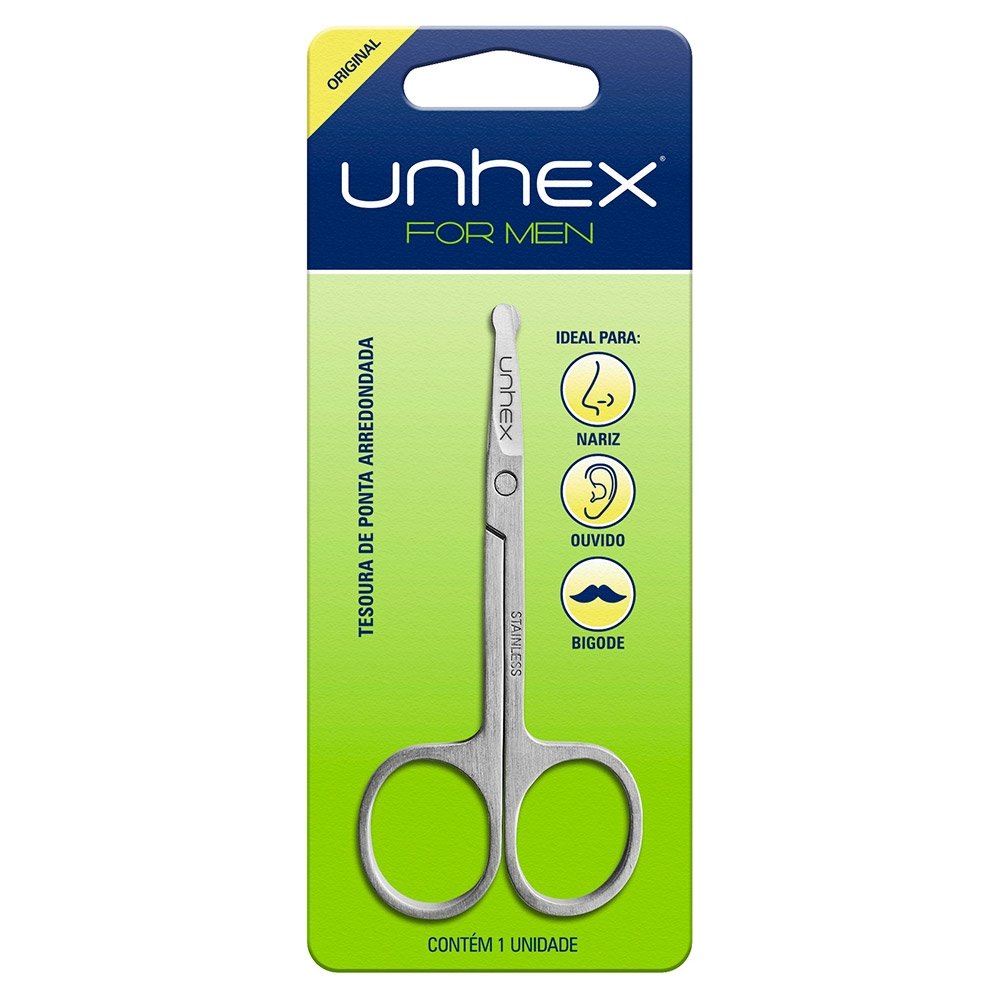 Tesoura para Nariz e Bigode Unhex