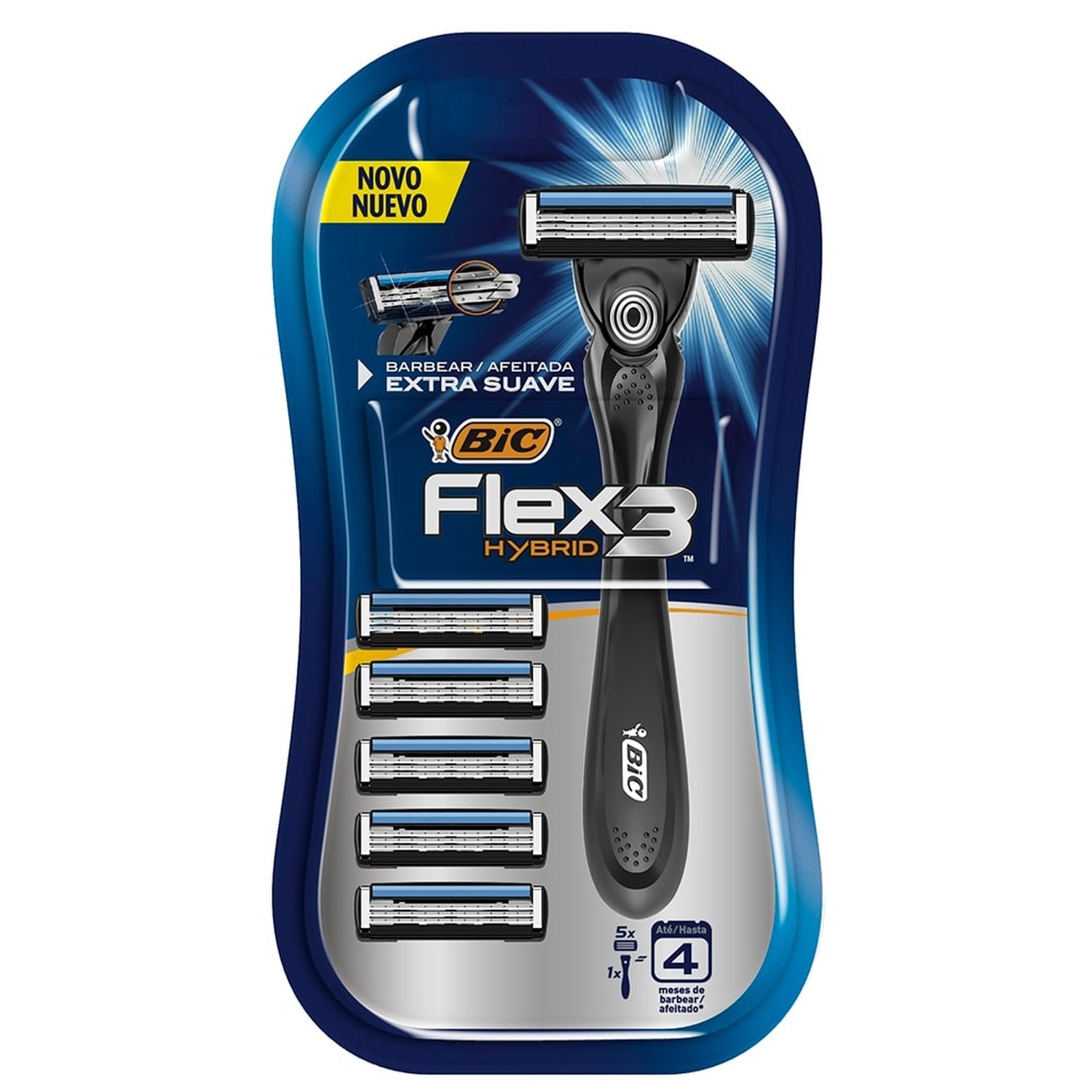Aparelho Bic Flex 3 Hybrid + 5 Cargas
