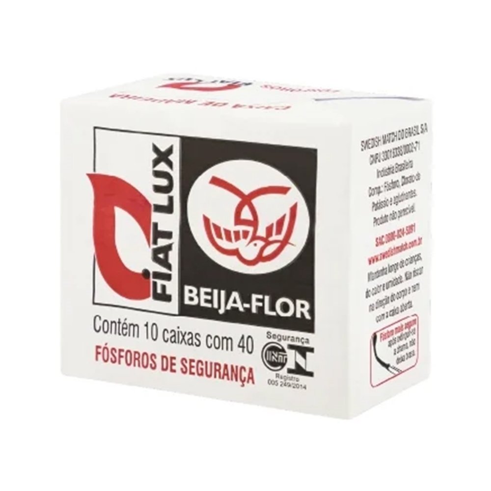 Fosforo Beija Flor 10X40Un