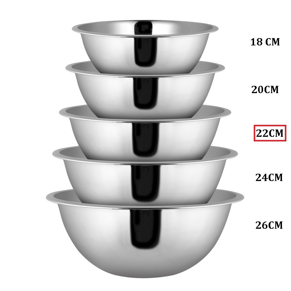 Bowl Inox Fundo 22cm