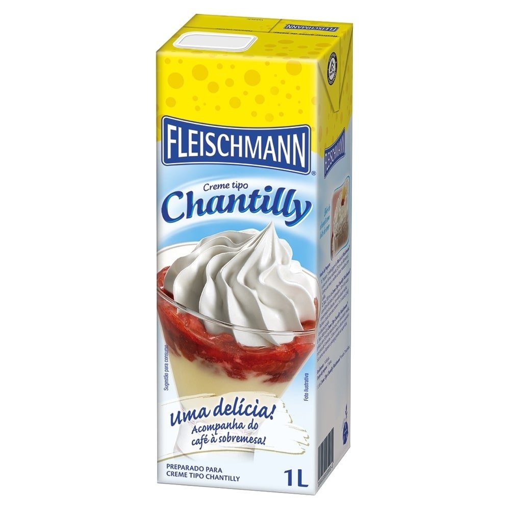 Chantilly em Creme Fleischmann 1 Litro