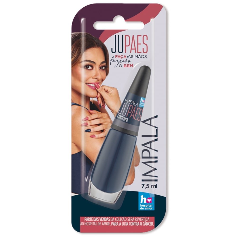 Esmalte Impala Ju Paes Doe Amor Full Colors Distribua Sorrisos Blister 7,5ml