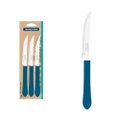 Conjunto de Facas Tramontina para Churrasco Leme Azul 3 Peças
