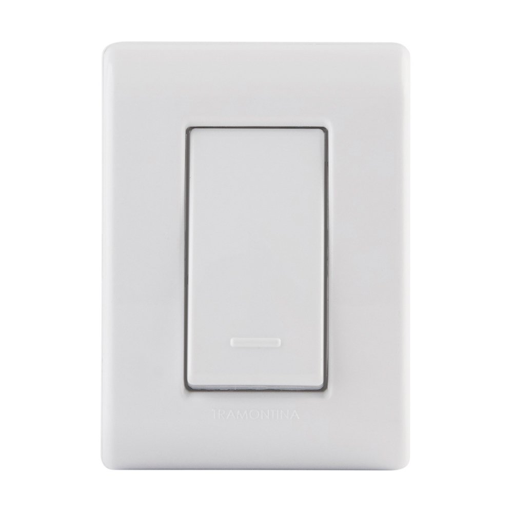 Interruptor Sobrepor Tramontina Lizflex 1 Tecla Simples 10A