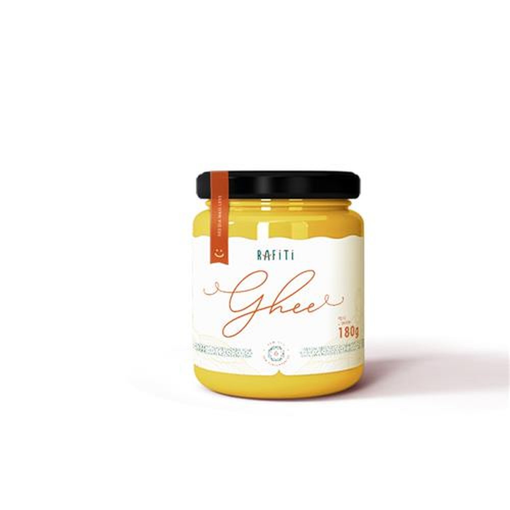 Manteiga Ghee tradicional 180gr Rafiti (Emb. contém 24 potes de 180gr)