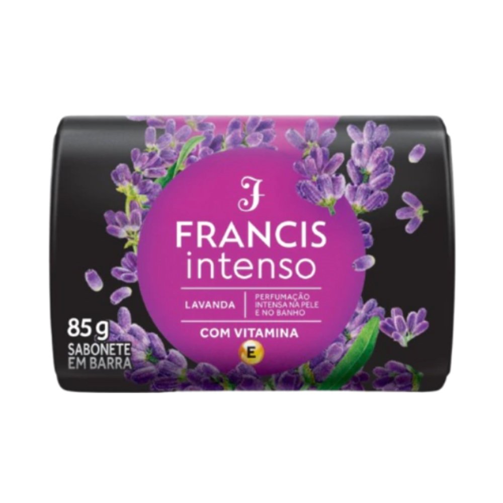 Sabonete Francis Intenso Lavanda 85g - Embalagem com 12 Unidades