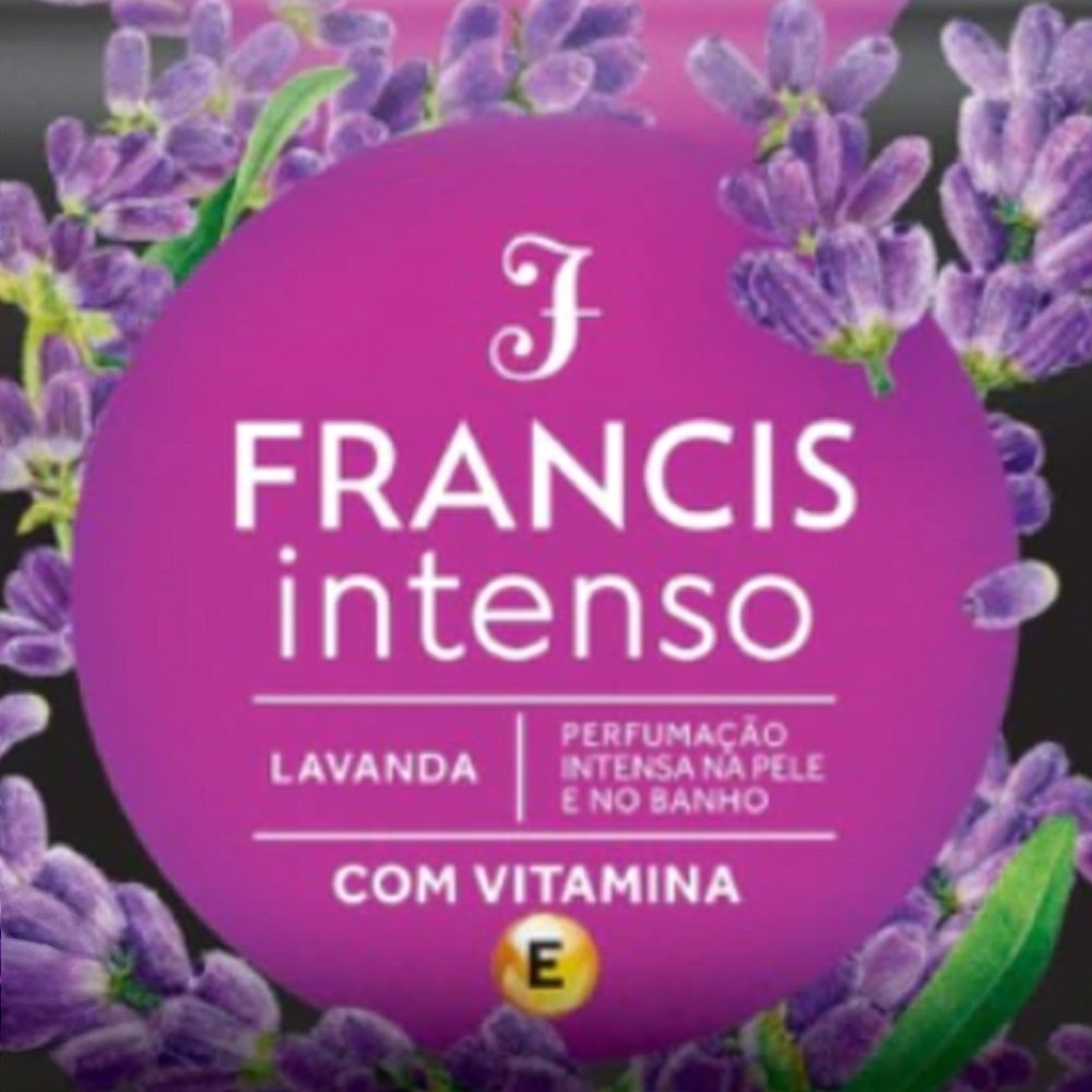 Sabonete Francis Intenso Lavanda 85g - Embalagem com 12 Unidades