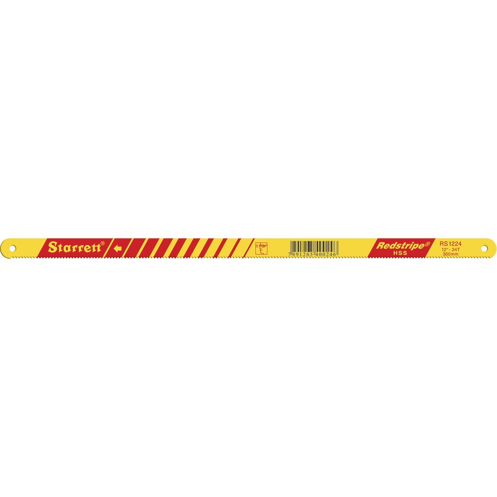 Segueta Starrett Aço Rápido Rígido 24T Red Stripe RS1224 Embalagem com 10 Unidades
