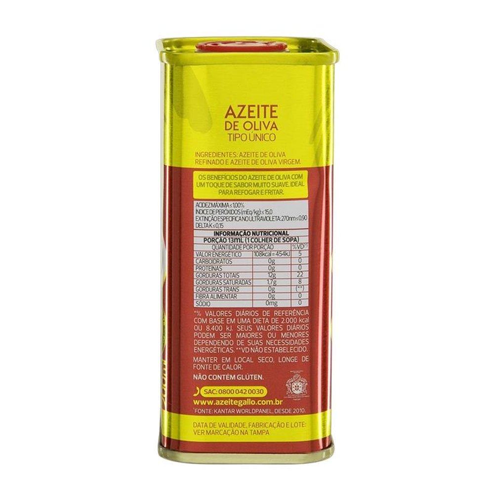 Azeite Gallo de Oliva Tipo Único 200ml