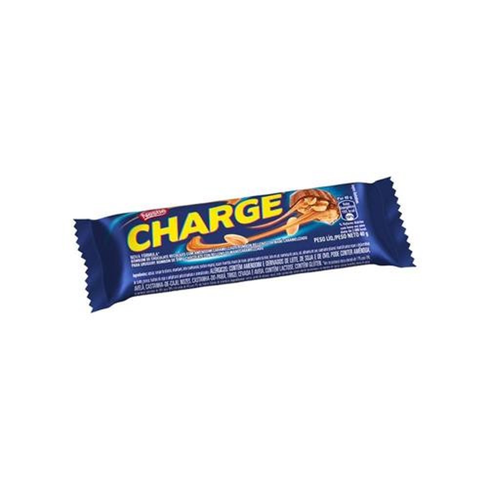 Chocolate Nestlé Charge 40g - Embalagem com 30 Unidades
