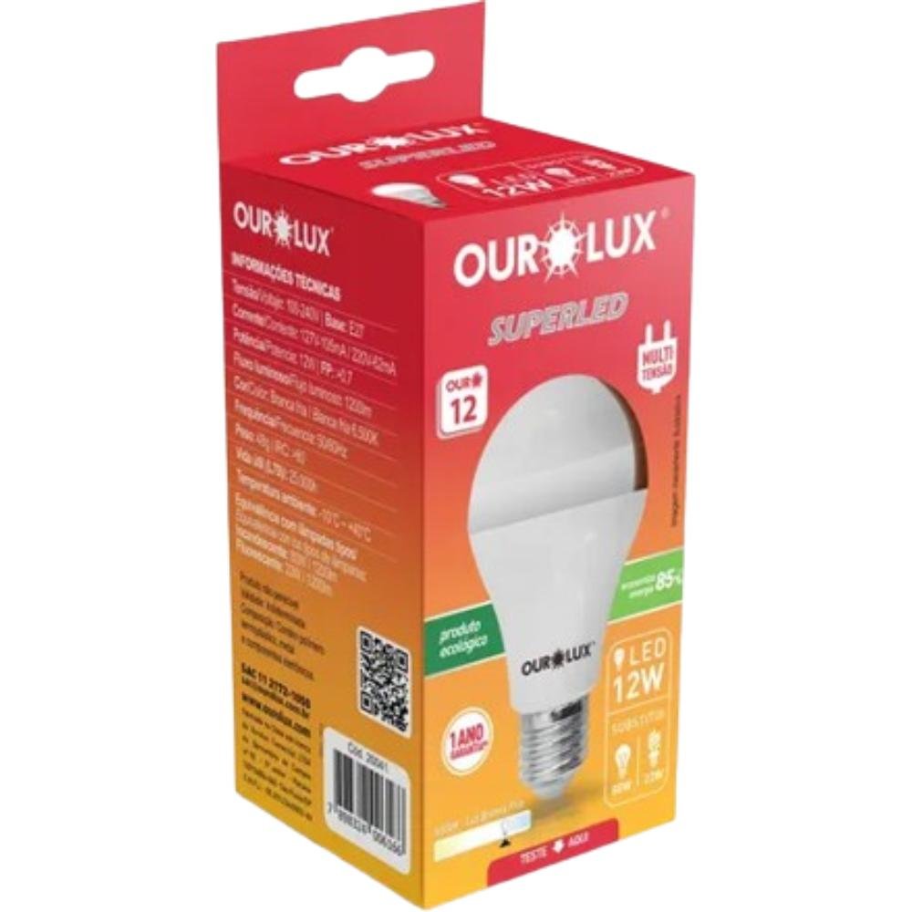 Lampada Led Bulbo Ourolux Bivolt 12W