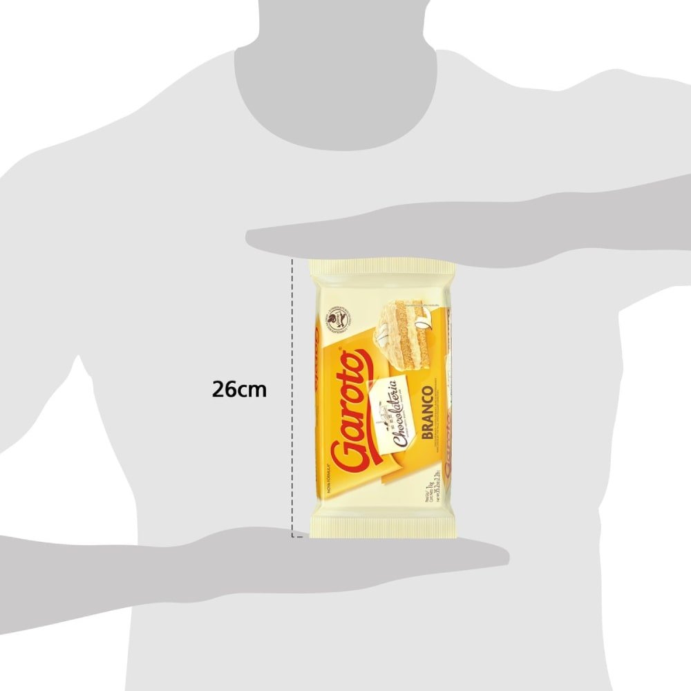 Chocolate para Cobertura Garoto Branco 1kg