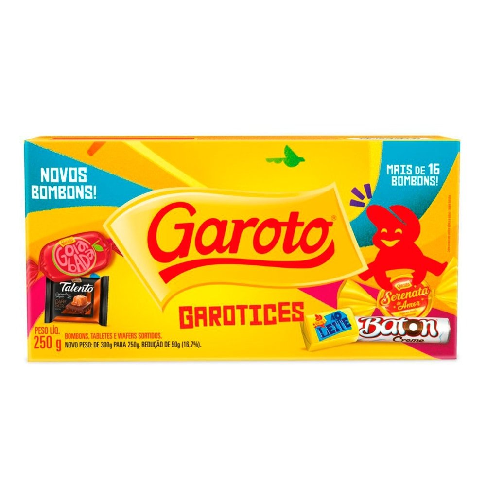 Chocolate Garoto Sortido Caixa 250g