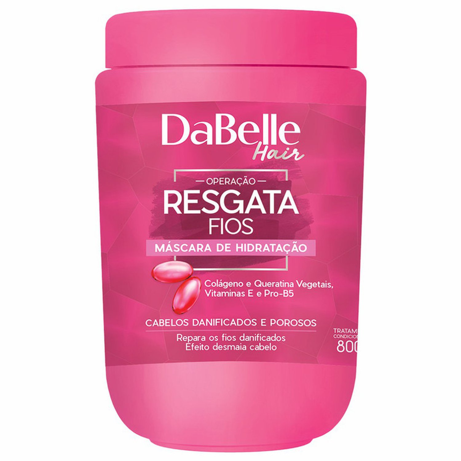 Máscara Hidratação Dabelle Resgata Fios 800g