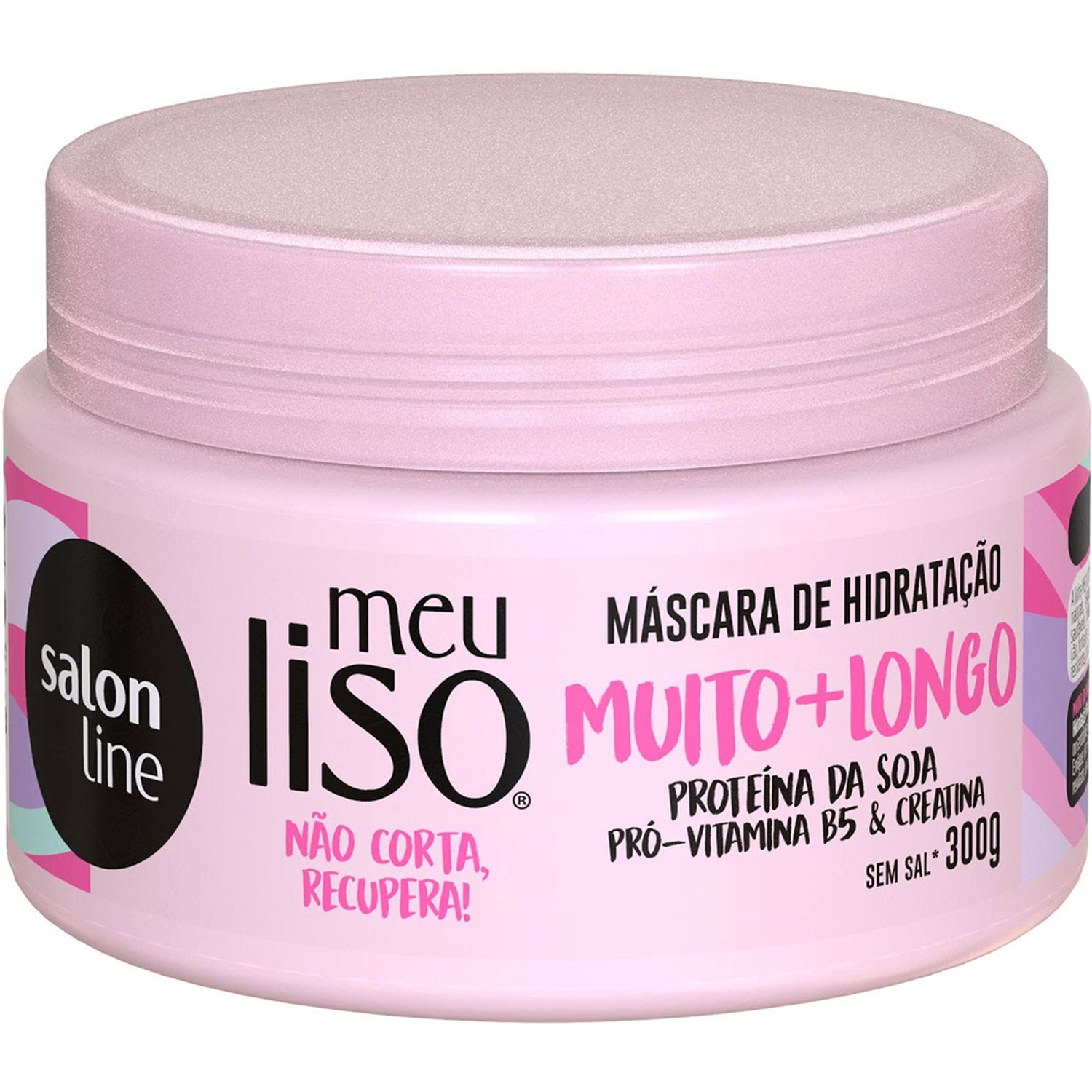 Máscara Hidratação Salon Line Meu Liso Muito + Longo 300g