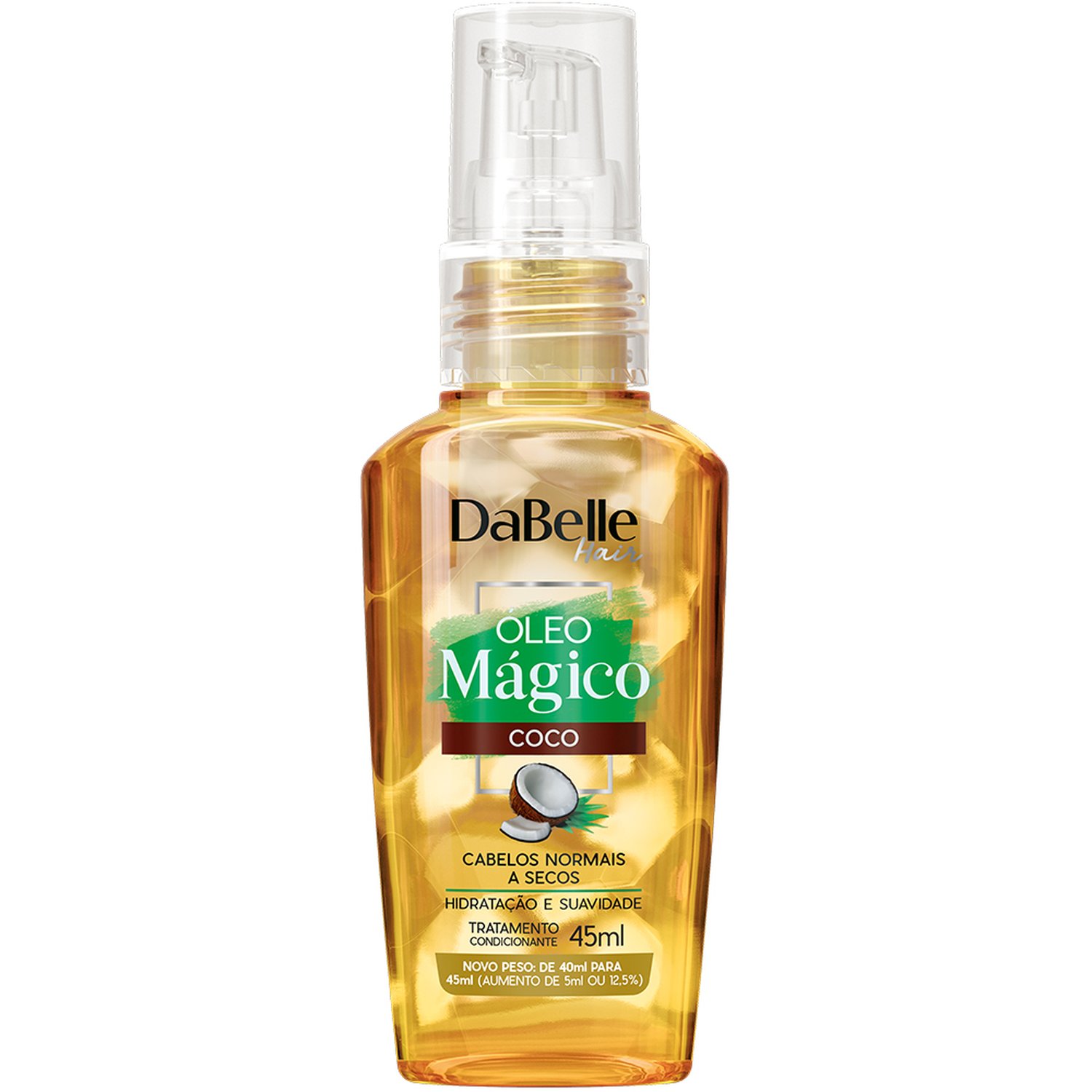 Óleo Capilar Dabelle Mágico Hair Coco 45ml