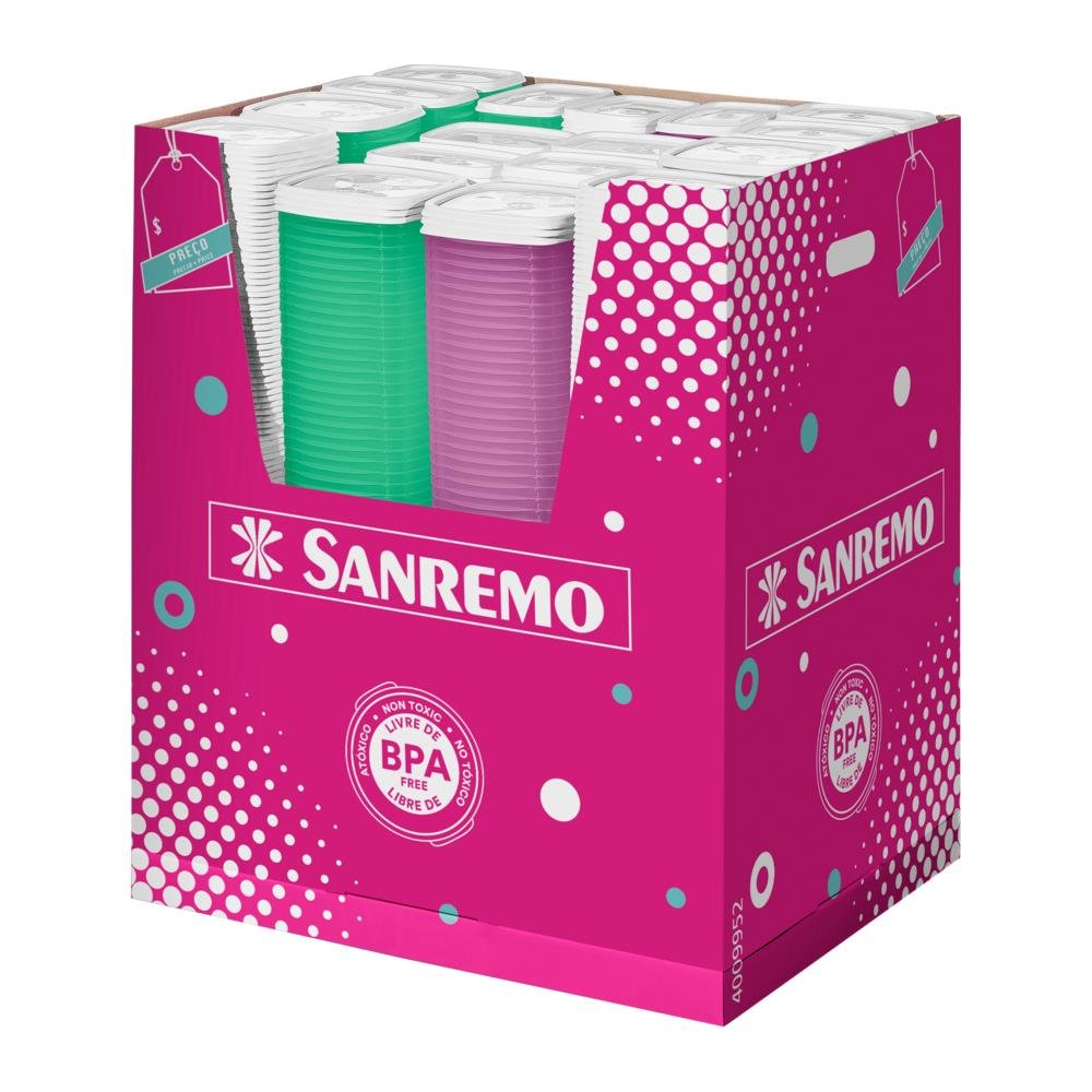 Potes Plasticos diversos Sanremo Container Promocional 370 Und