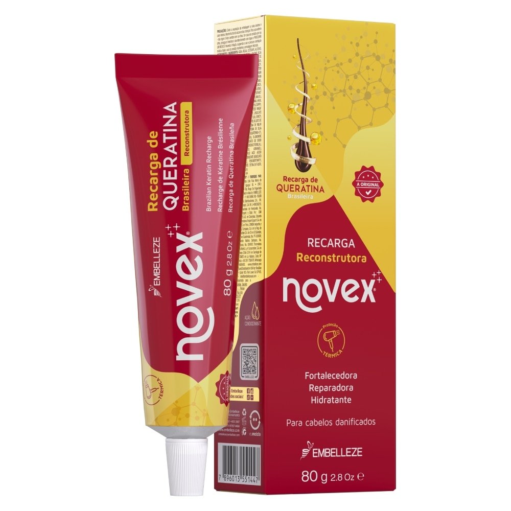 Creme de Tratamento Novex Recarga de Queratina 80g