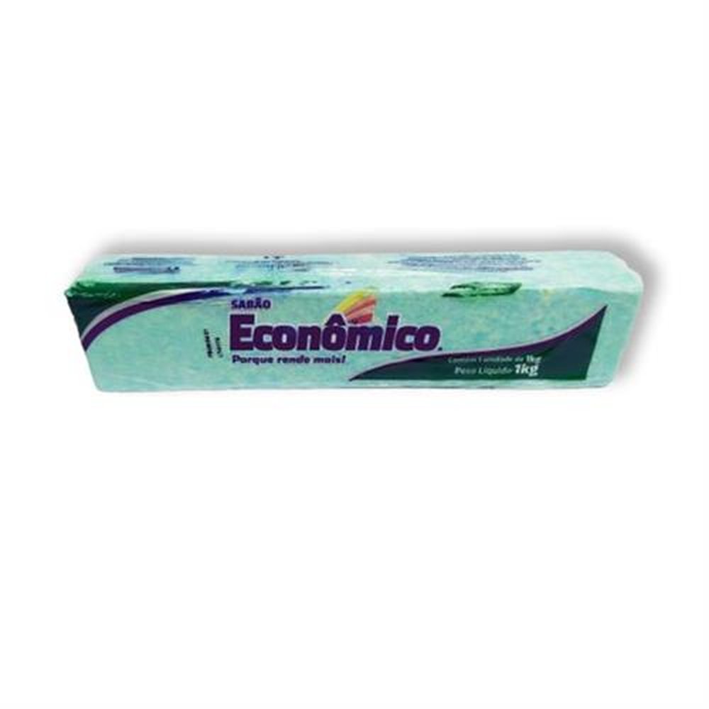 Sabão em Barra Econômico 1kg - Caixa contém 20 unidades