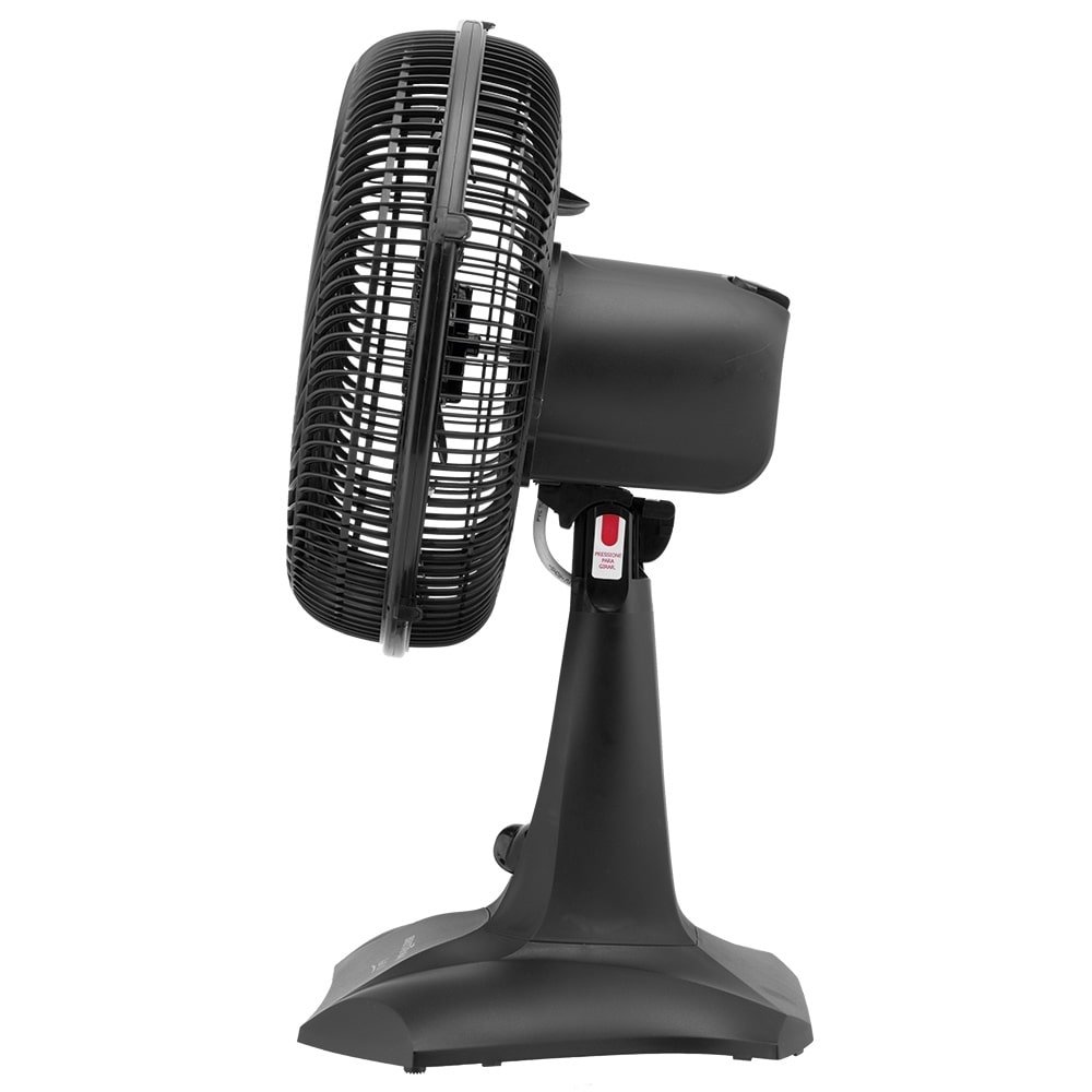 Ventilador de Mesa Britânia 30cm Protect 30, 3 Velocidades, 6 Pás, Preto, 110V