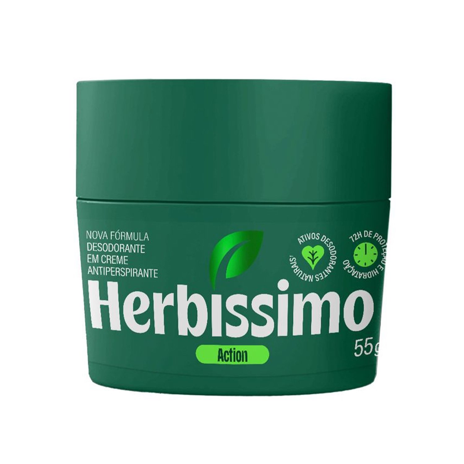 Desodorante Herbíssimo Cremoso Action 55g