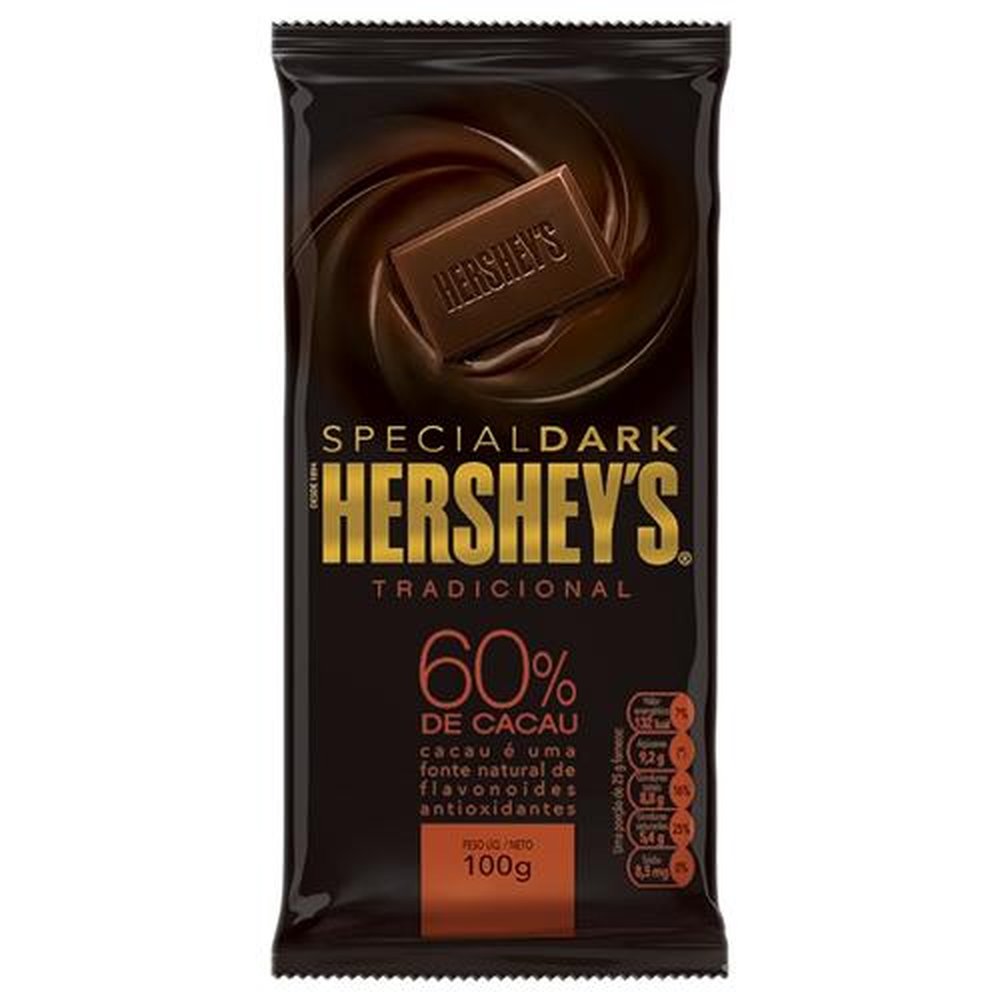 Chocolate 60% Cacau Tradicional Special Dark Hershey's 100g