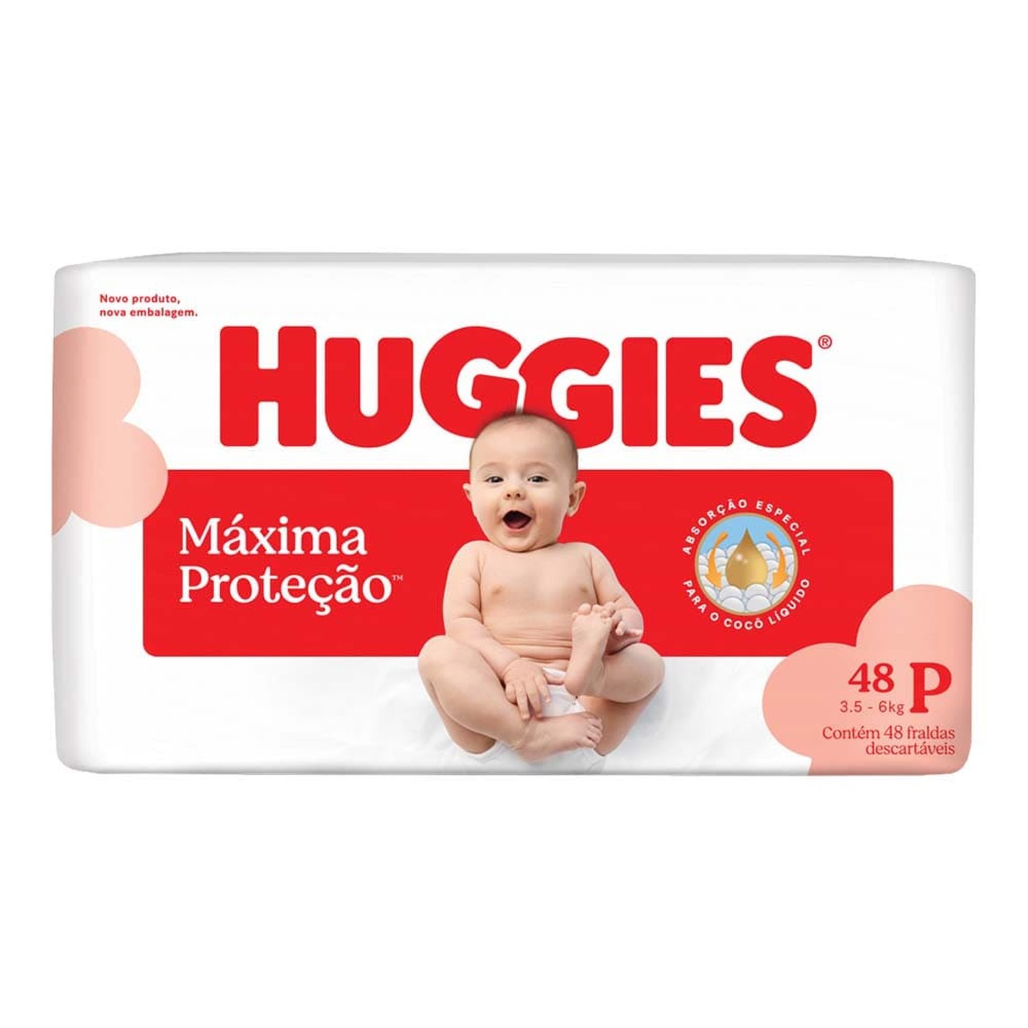 Fralda Huggies Supreme Care Mega P Com 48