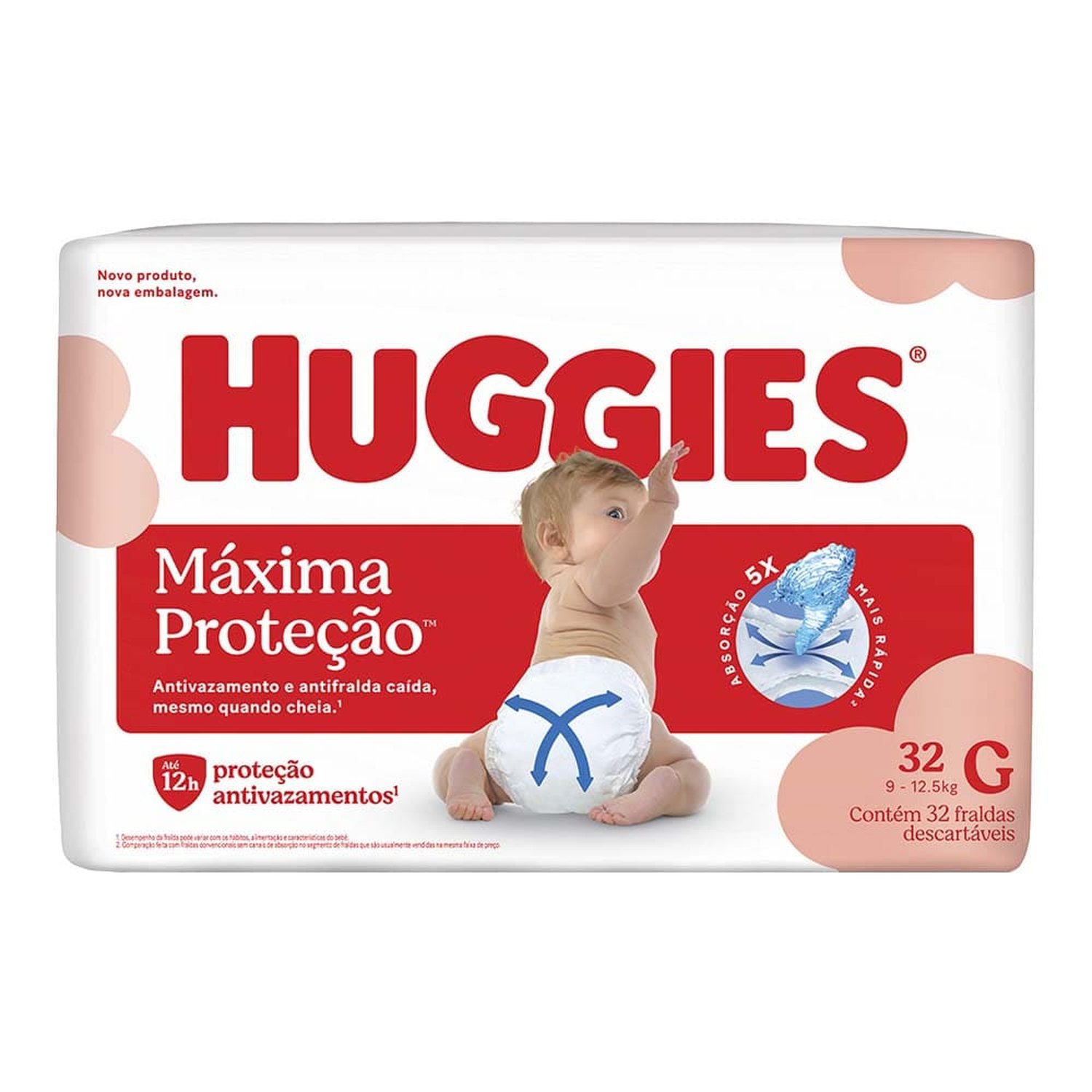 Fralda Huggies Supreme Care Mega G Com 32