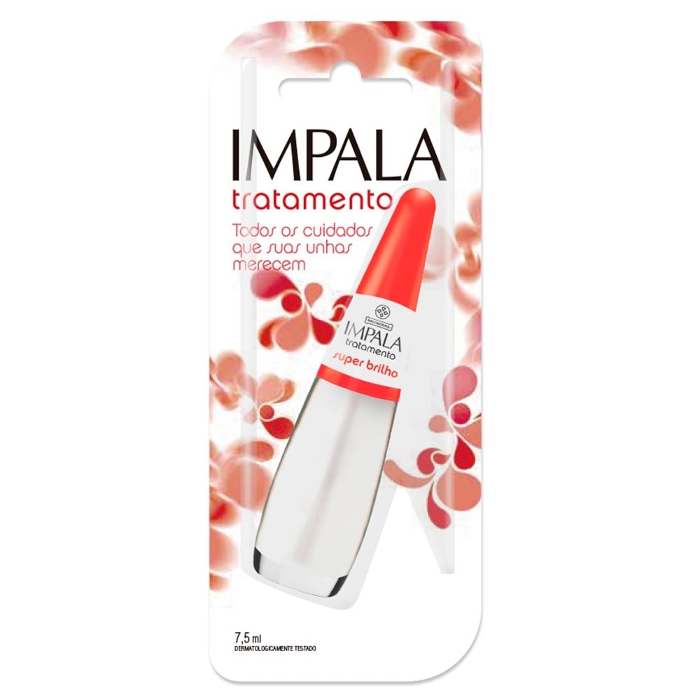 Esmalte Impala Base Tratamento Super Brilho Blister 7,5ml