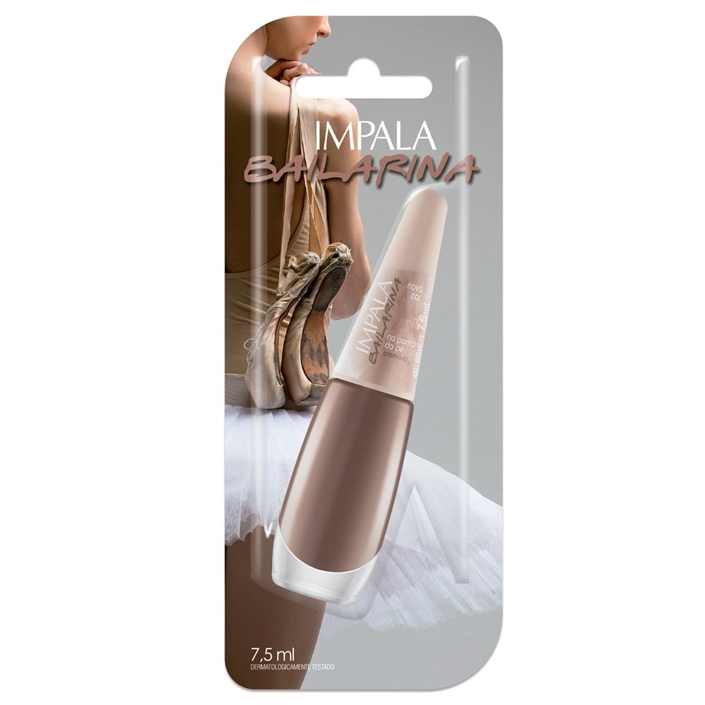Esmalte Impala Cremoso Bailarina na Ponta do Pé Blister 7,5ml