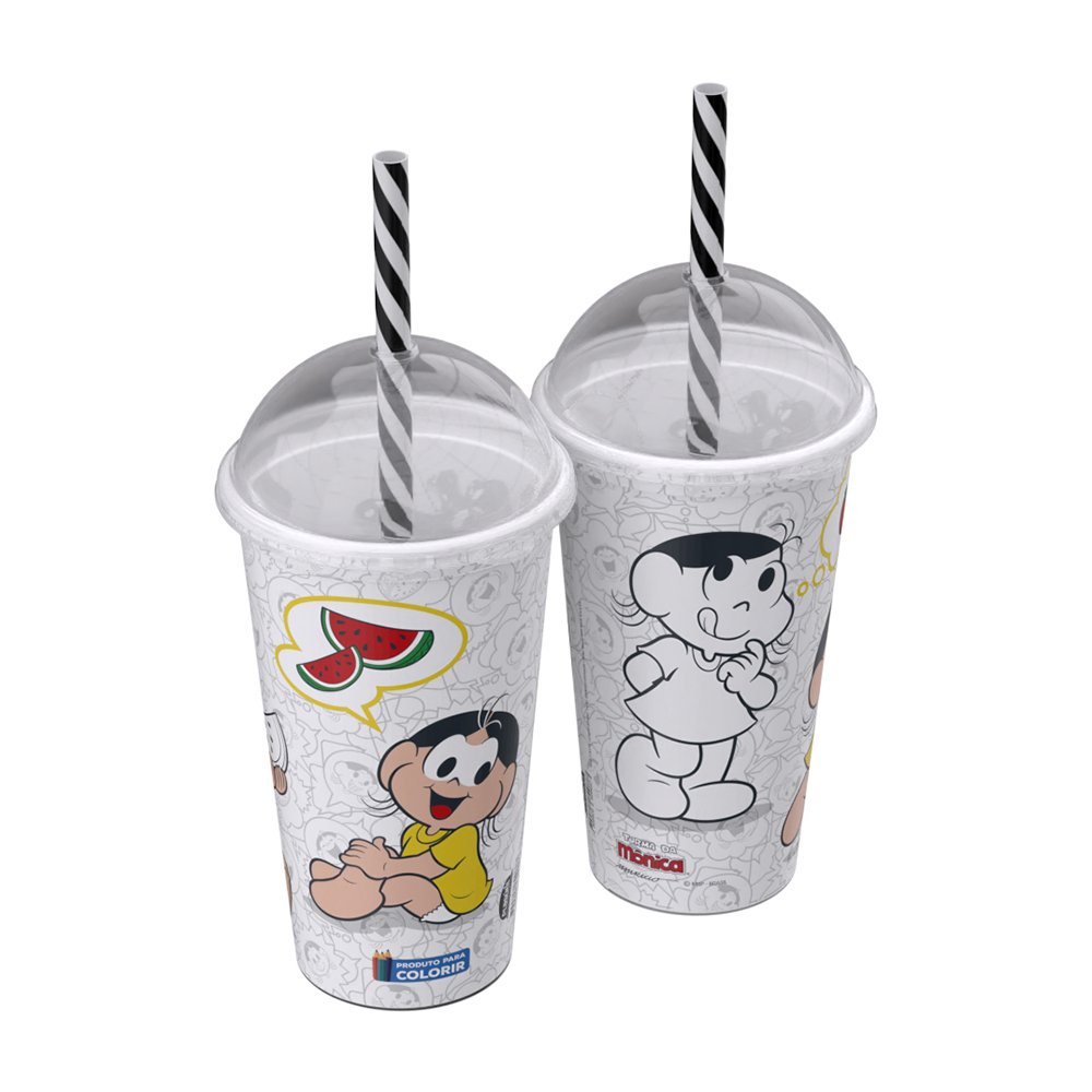 Copo Shake Turma Da Monica 500Ml Plasútil