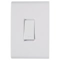 Interruptor Liz Tramontina 1 Tecla Simples 10A 250V com Placa Branco