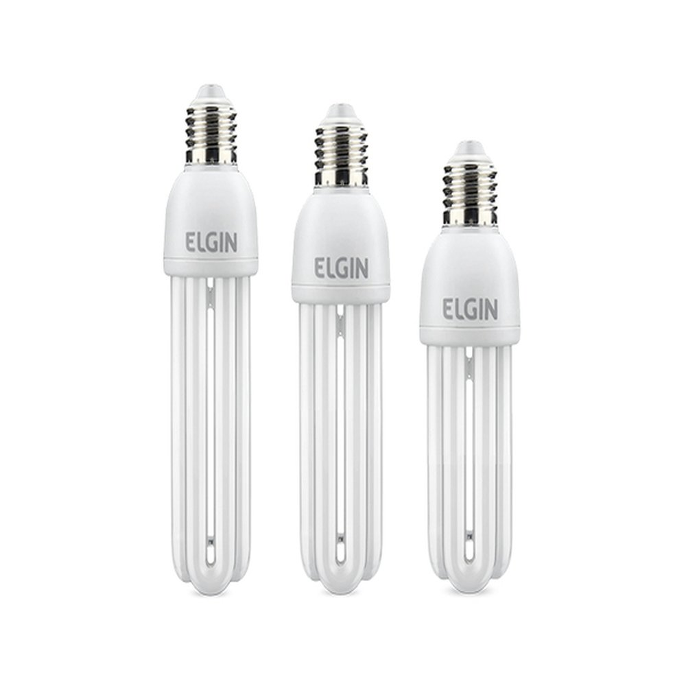 Lâmpada Eletrônica Elgin 3U 20W 220V 6400K E27