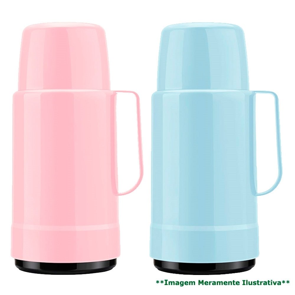 Garrafa Térmica 500mL Rolha GLT Lisa Macchiato Invicta