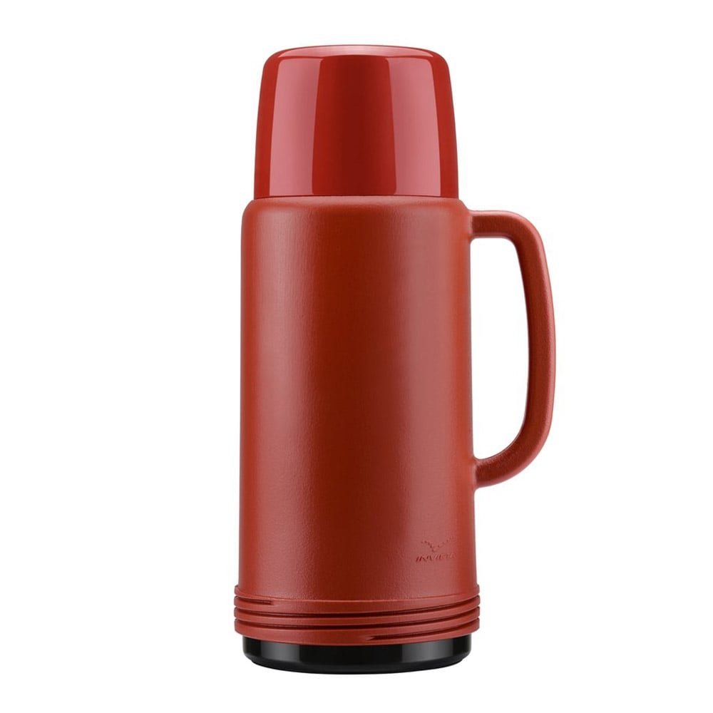 Garrafa Térmica Invicta Líder 1L com Rosca Texturizada Capuccino