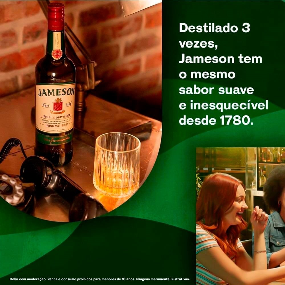 Whiskey Jameson Irlandês 750ml