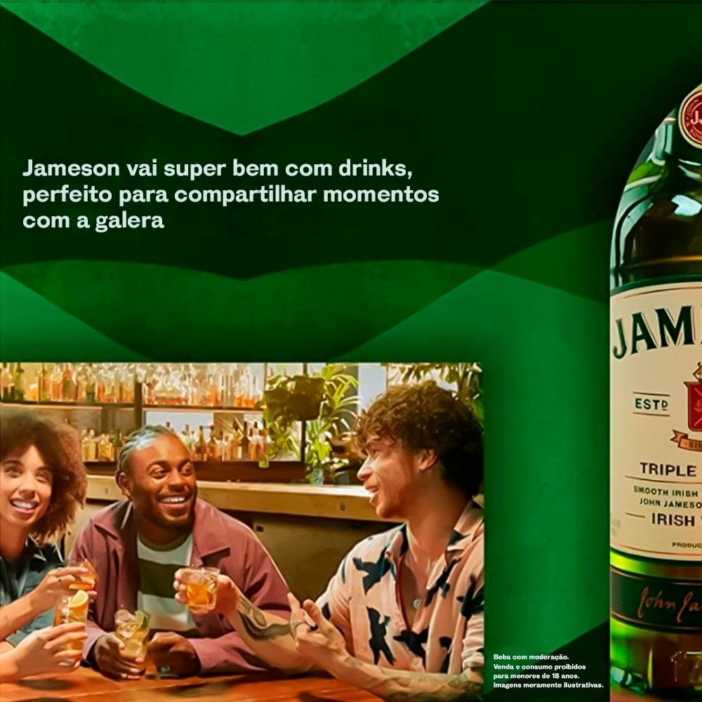Whiskey Jameson Irlandês 750ml