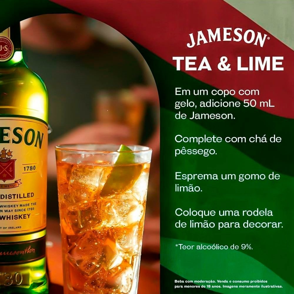 Whiskey Jameson Irlandês 750ml