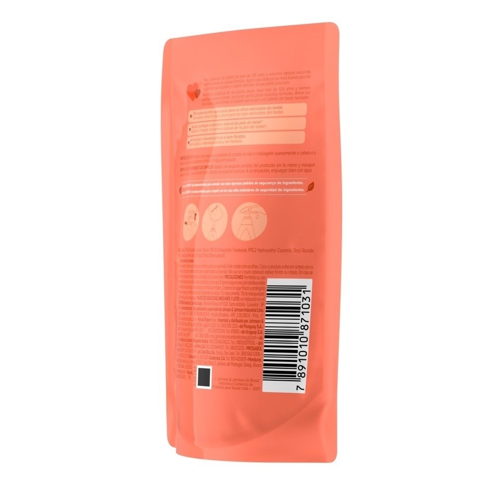Sabonete Líquido Johnson Baby Cabeça Aos Pes Refil 180ml