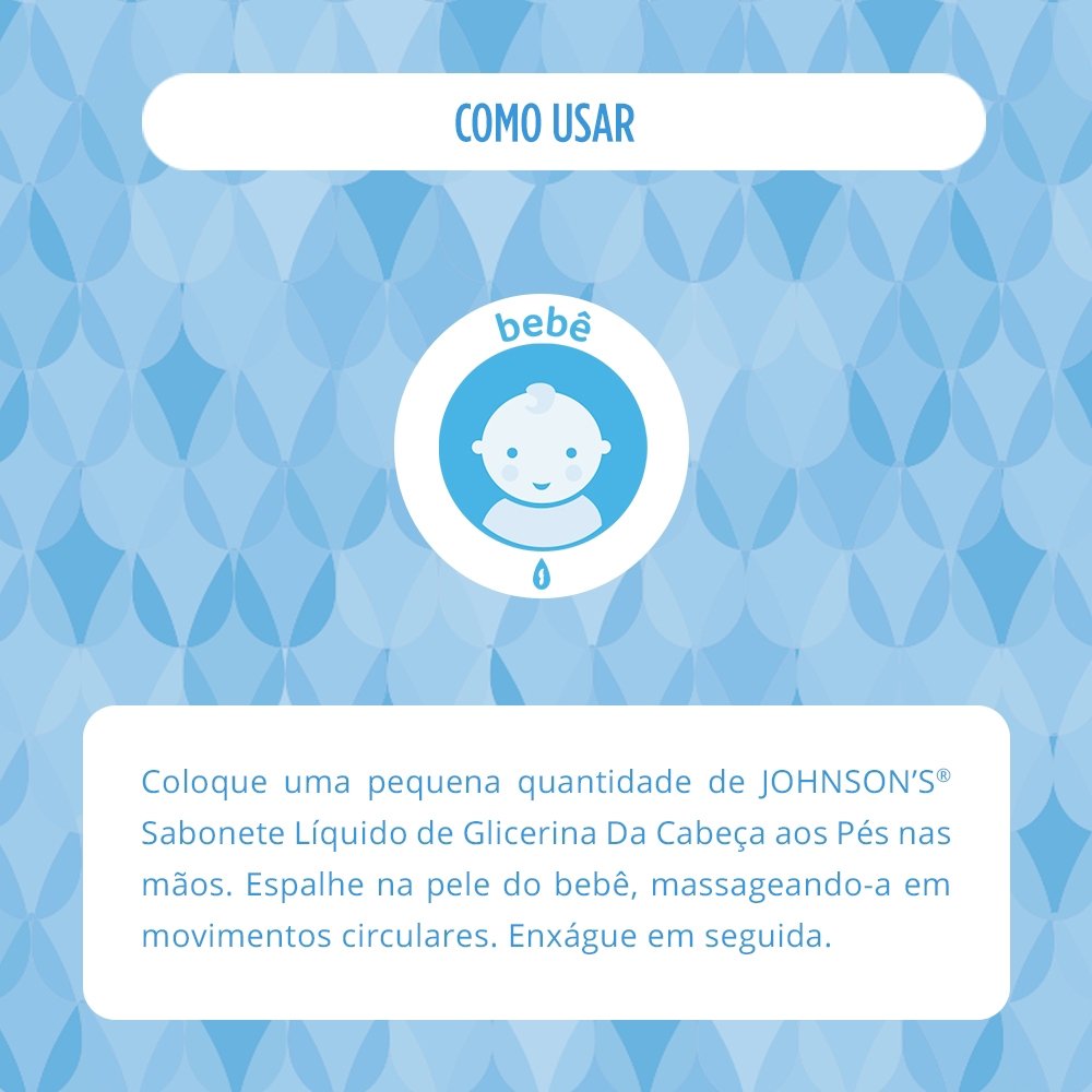Sabonete Líquido Johnson Baby Cabeça Aos Pes Refil 180ml