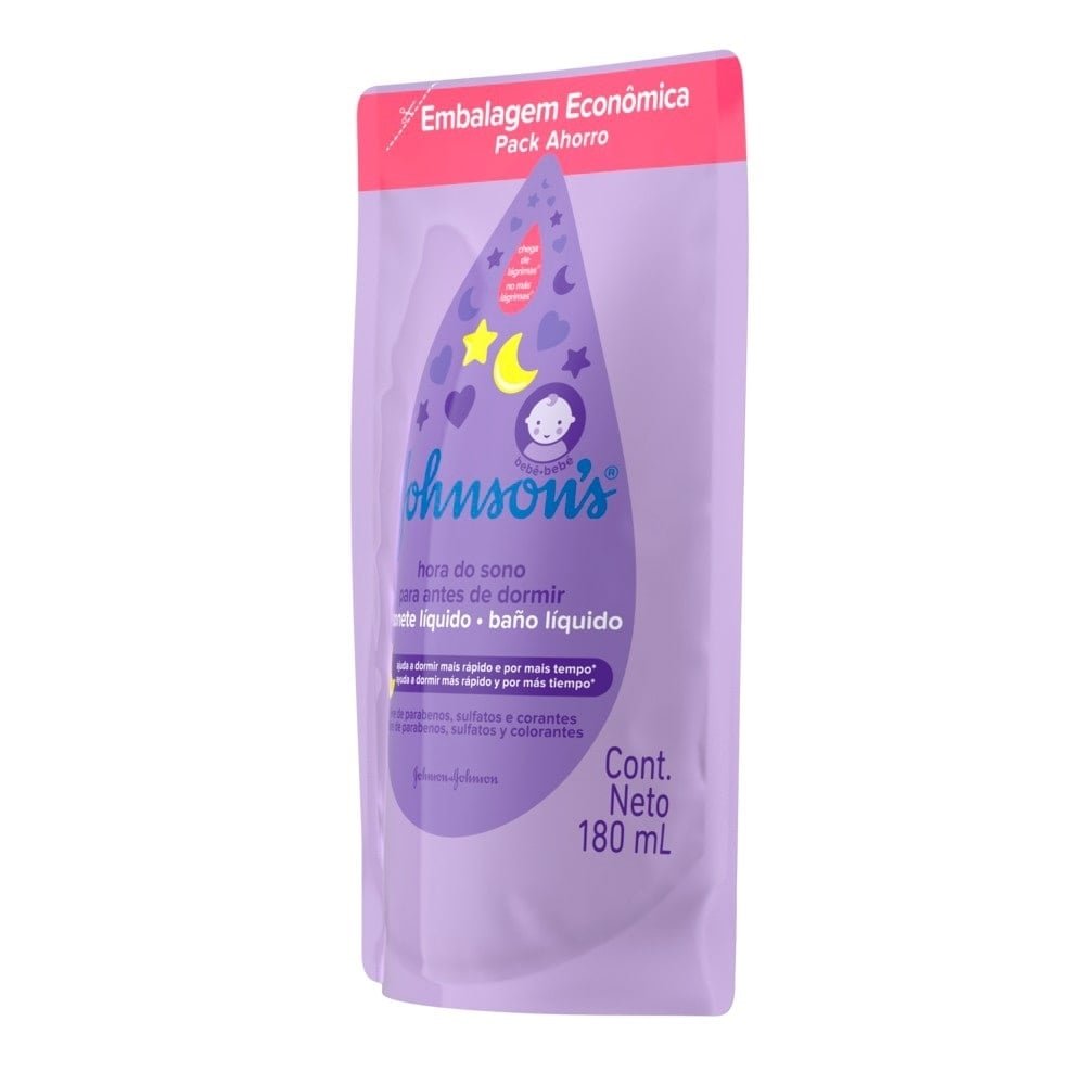 Sabonete Líquido Johnson's Baby Hora do Sono Refil 180ml