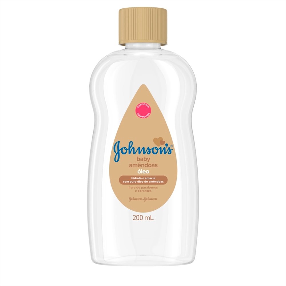 Óleo Hidratante Johnson's Baby de Amêndoas 200ml