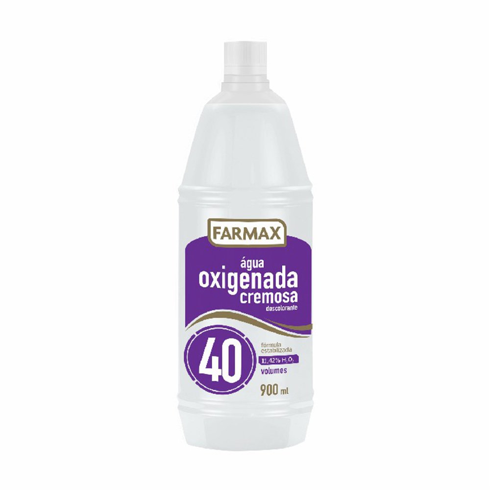 Agua Oxigenada Cremosa Farmax 40 Volumes 900Ml