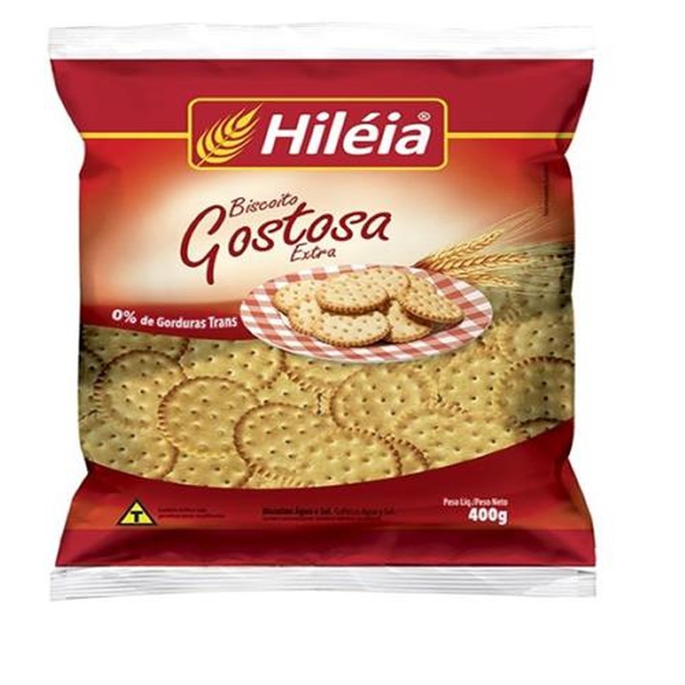 Biscoito Gostosa Hiléia 400gr - Caixa com 10 unidades
