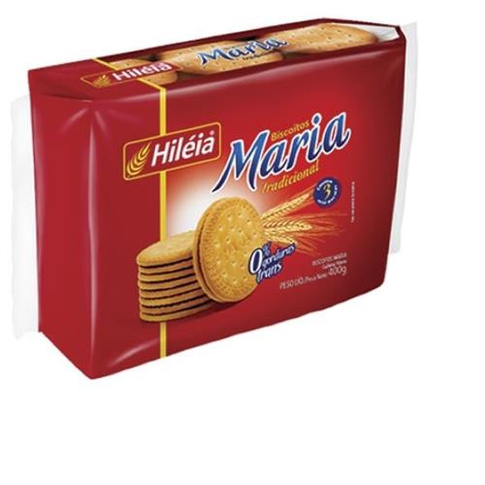 Biscoito Maria Hiléia 400g - Caixa contém 20 unidades