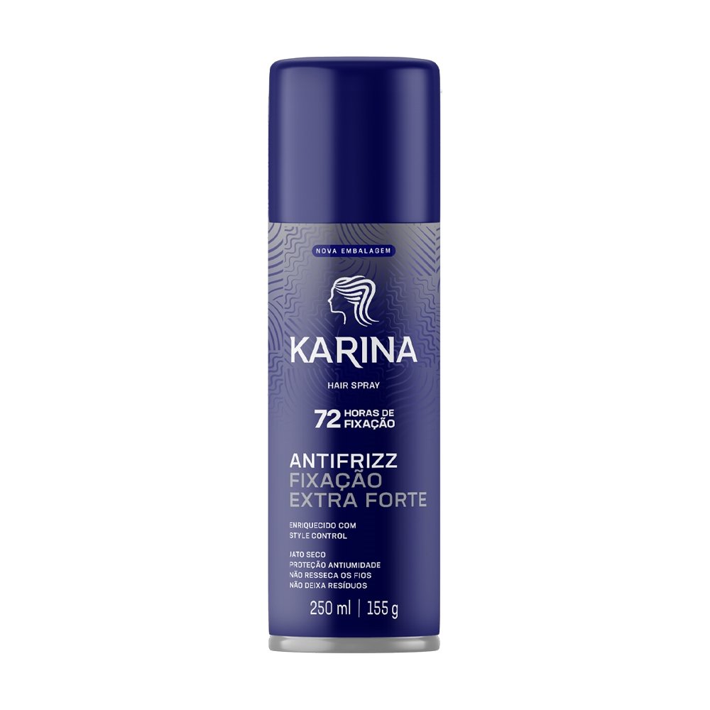 Hair Spray Karina Fixação Extra Forte, 250ml