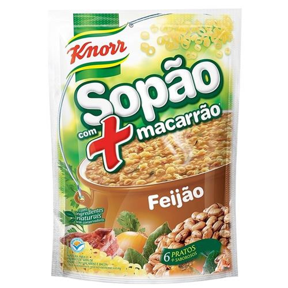 Sopão Knorr com Macarrão e Feijão Sachê 194g