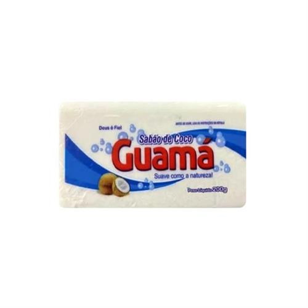 Sabão em Barra Guamá Coco 200g - Caixa contém 50 unidades