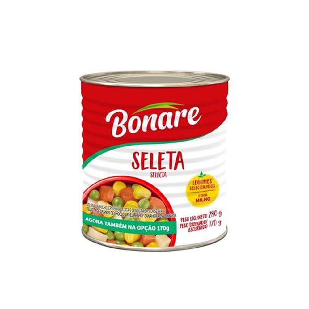 Seleta Bonare Lata 170G Com Milho